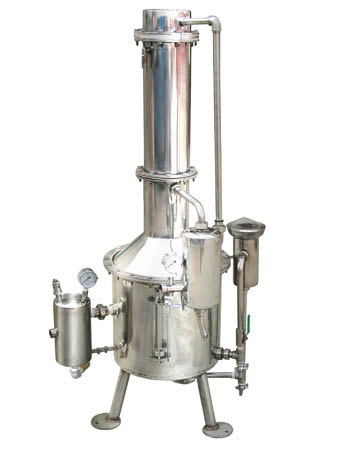 不銹鋼塔式蒸汽重蒸餾水器 SHZ-32型